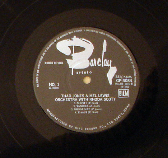 Thad Jones & Mel Lewis Orchestra With Roda Scott