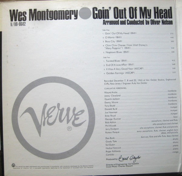 Master Release: Goin' Out Of My Head by Wes Montgomery