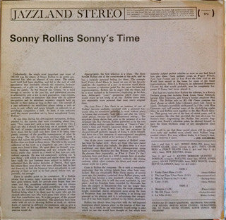 Master Release: Sonny's Time by Sonny Rollins