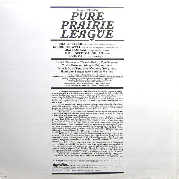 Pure Prairie League