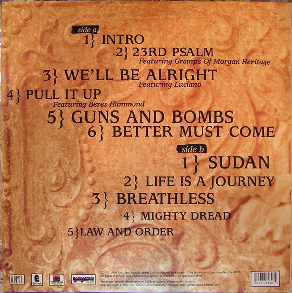Release: Unchained Spirit-Vinyl-Jamaica-1999-PH-2000, PH-2000-2277734