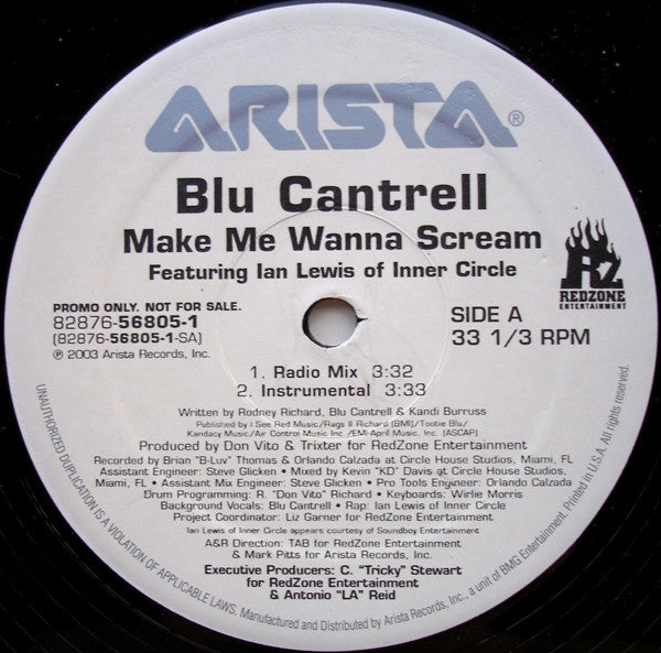 Master Release: Make Me Wanna Scream by Blu Cantrell