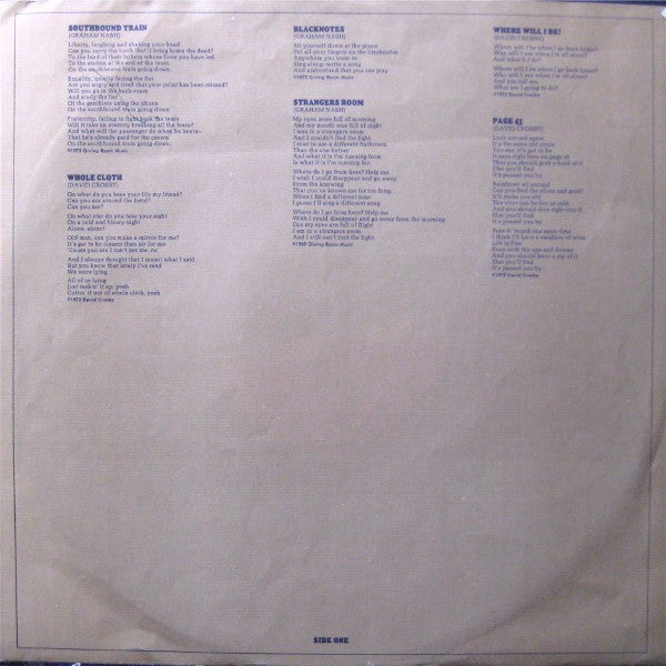 Graham Nash David Crosby