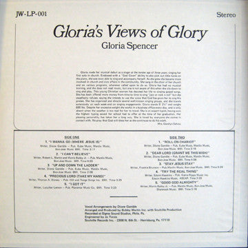 Release: Gloria's Views Of Glory-Vinyl-US-1971-JWLP-001-1710016