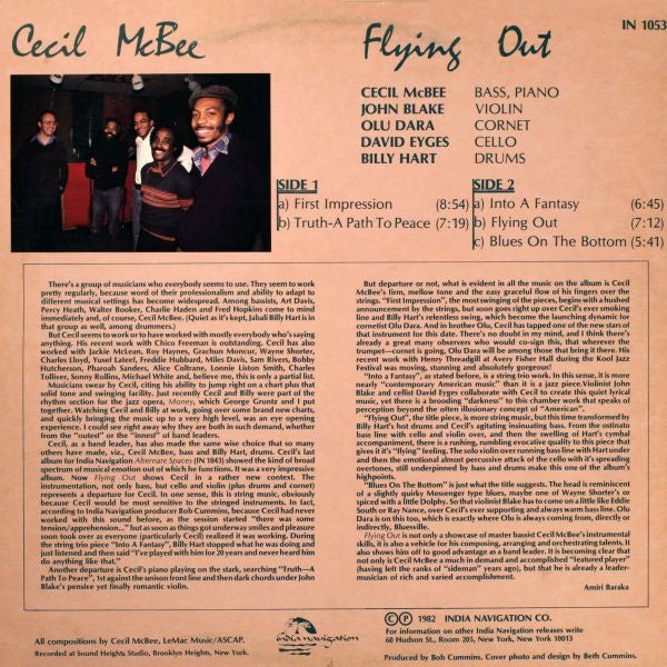 Release: Flying Out-Vinyl-US-1982-IN 1053-1644784