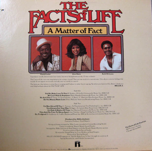 Release: A Matter Of Fact-Vinyl-US-1978-803-1300597