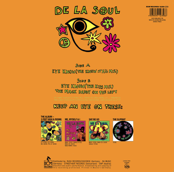 Release: Eye Know-Vinyl-Germany, Austria, & Switzerland-1989-BCM 12358, 12358-87690