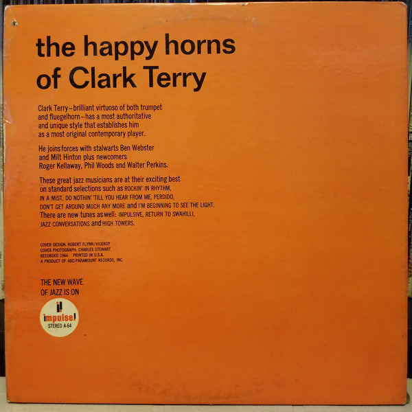 Release: The Happy Horns Of Clark Terry-Vinyl-US-1964-AS-64, A-64-12249070