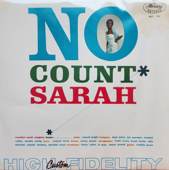 Release: No Count Sarah-Vinyl-Japan-1977-MC 32, MG 20441, MLBT 130-24775034