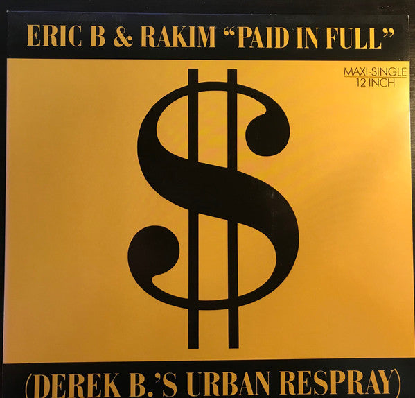 Release: Paid In Full (Seven Minutes Of Madness - The Coldcut Remix)-Vinyl-Japan-None-MR-063, 609 661, MR - 063-14312910