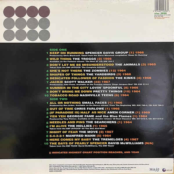 Master Release: My Generation - 20 Sixties Classics From The Modern World by Various