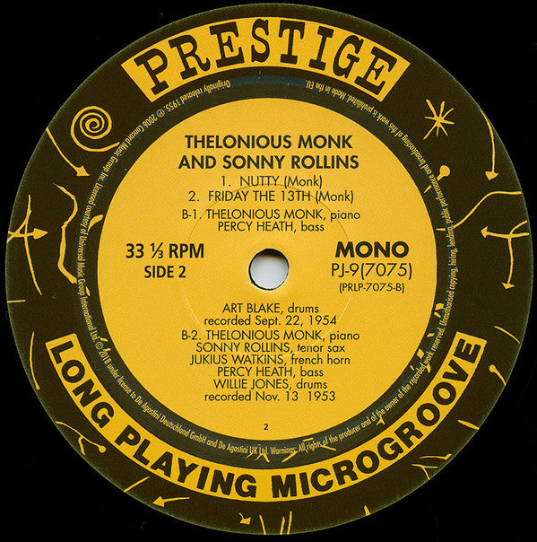 Thelonious Monk / Sonny Rollins