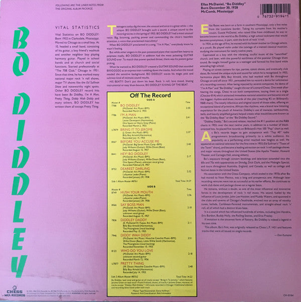 Master Release: Bo Diddley by Bo Diddley