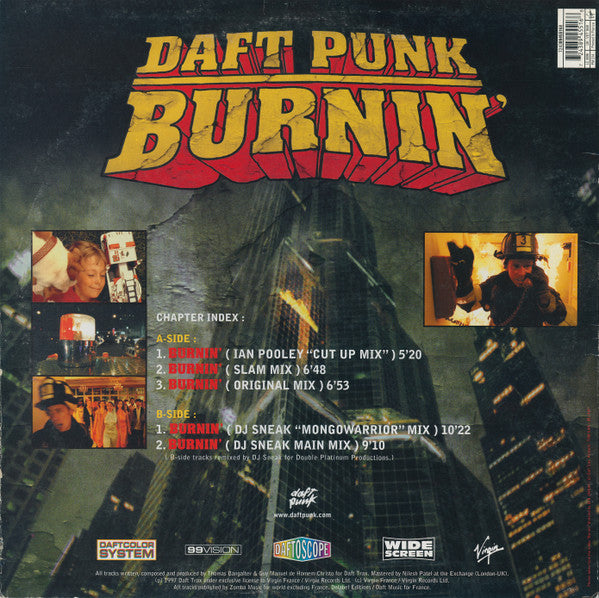 Release: Burnin'-Vinyl-UK & Europe-1997-VST 1649, 724389455168-8084