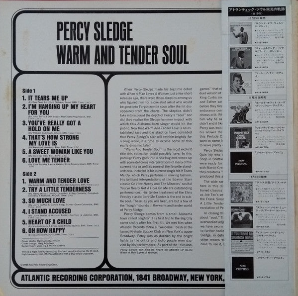 Release: Warm & Tender Soul-Vinyl-Japan-1978-P-6167A-13181785