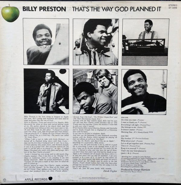 Master Release: That's The Way God Planned It by Billy Preston