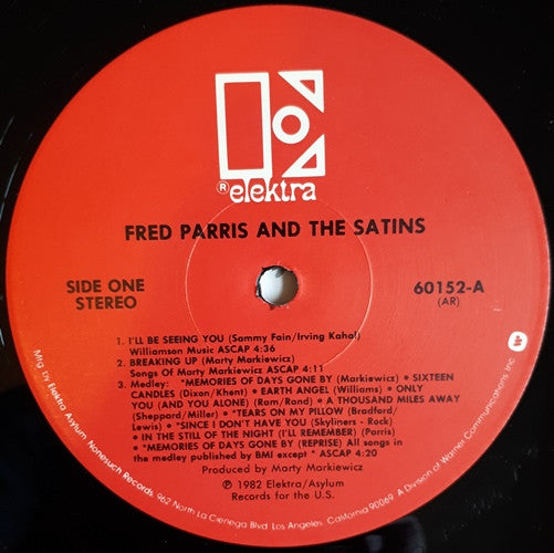 Master Release: Fred Parris And The Satins by Fred Parris