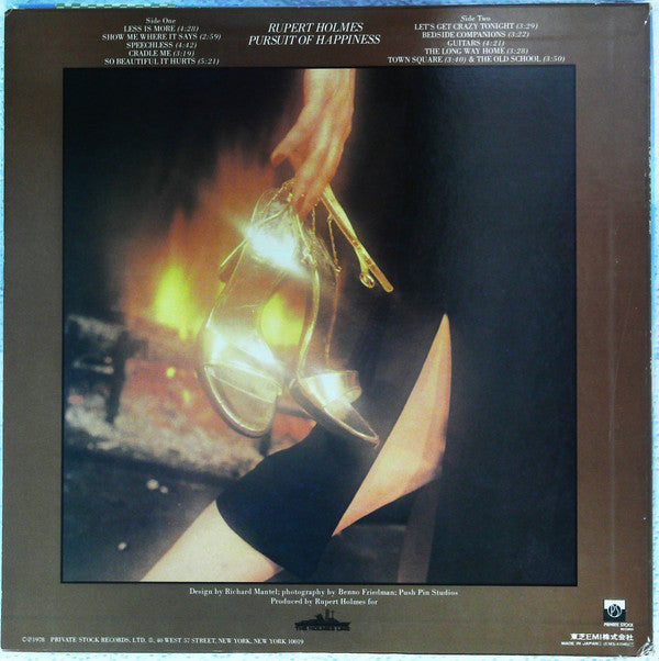 Release: Pursuit Of Happiness-Vinyl-Japan-1978-EMS-81040-13344945