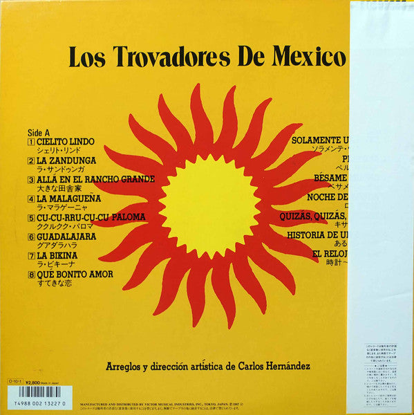 Release: Los Trovadores De México-Vinyl-Japan-1987-VIP-28172-25317712