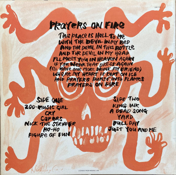 Release: Prayers On Fire-Vinyl-UK-None-CAD 104-33233595