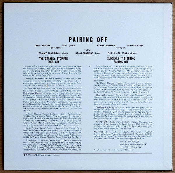Release: Pairing Off-Vinyl-Japan-None-LPJ-70050, PR-7046-10132066