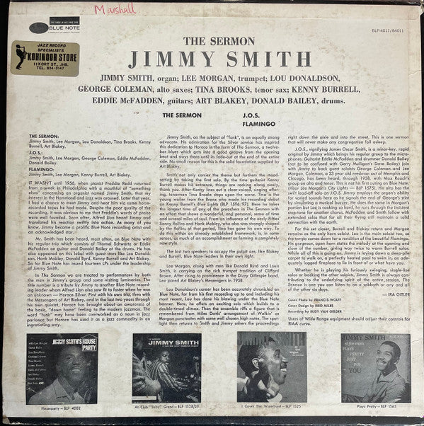 Release: The Sermon!-Vinyl-US-1962-BST 4011-23171414