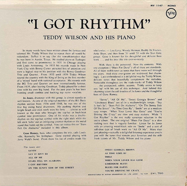 I Got Rhythm