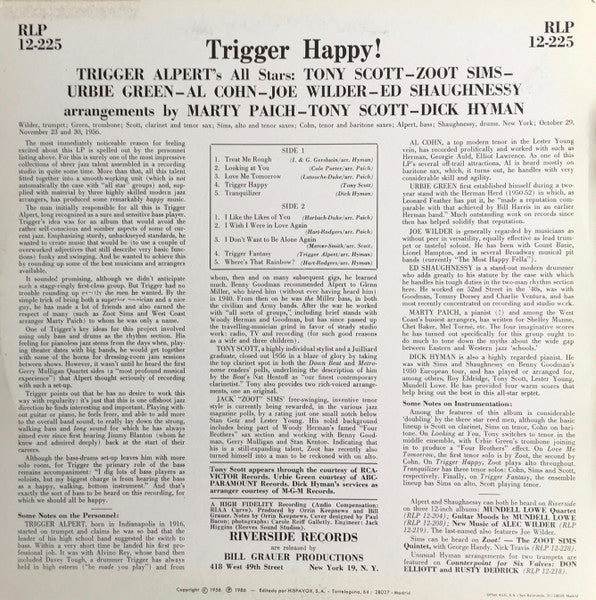 Release: Trigger Happy!-Vinyl-Spain-1985-RLP 12-225, RLP 12-225-11348664