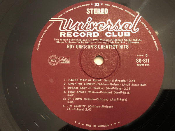 Roy Orbison's Greatest Hits