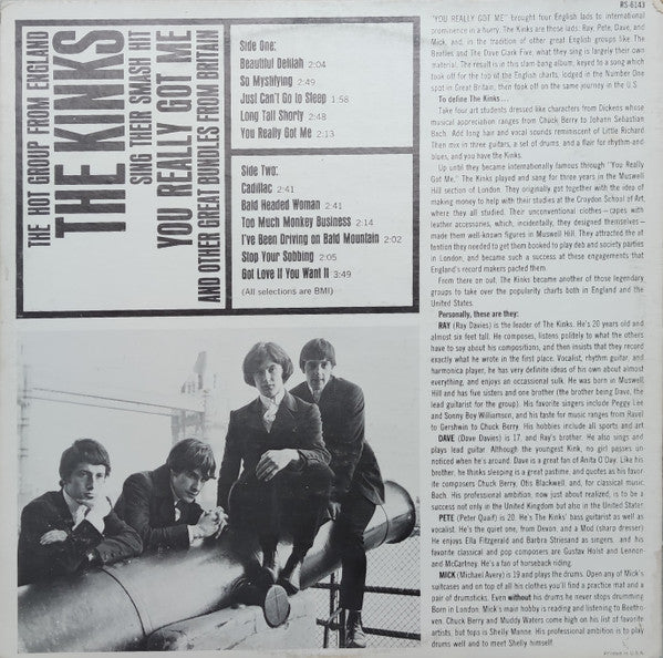 Release: Kinks-Vinyl-US-1978-RS-6143, RS 6143, 6143-25178287
