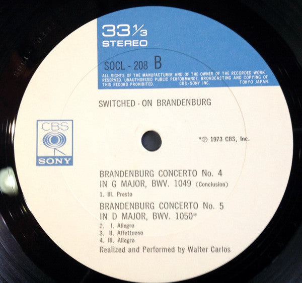 Switched-On Brandenburg (Brandenburg Concertos Nos.3,4&5)