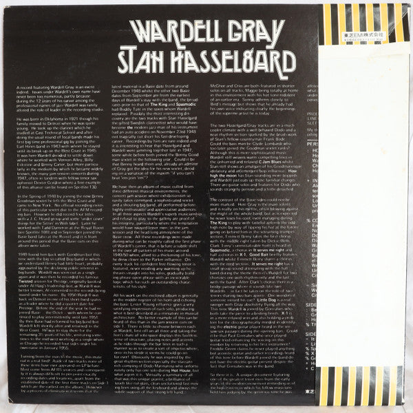 Master Release: Wardell Gray - Stan Hasselgard by Wardell Gray