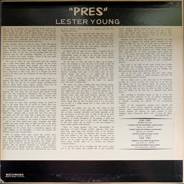 Release: "Pres"-Vinyl-Japan-None-IGJ-50010, IGJ-50010-18317905