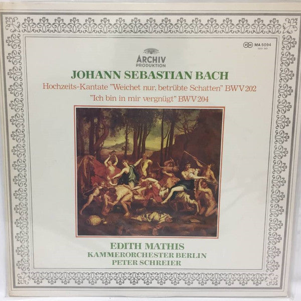 Master Release: Hochzeits-Kantate "Weichet Nur, Betrübte Schatten BWV 202 / "Ich Bin In Mir Vergnügt" BWV 204 by Johann Sebastian Bach