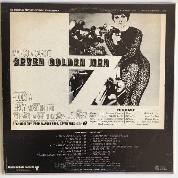 Release: 7 Uomini D'Oro (Colonna Sonora Originale)-Vinyl-US-1969-UAS 5193-11584274
