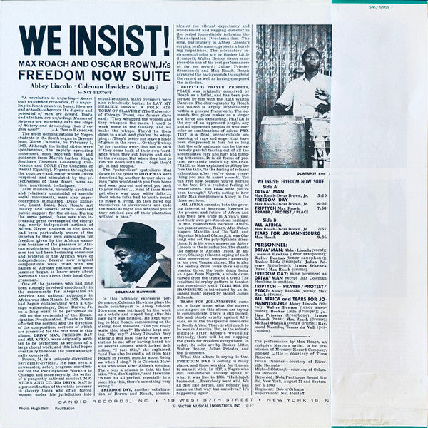 Release: We Insist! Max Roach's Freedom Now Suite-Vinyl-Japan-1977-SMJ-6169, CAN-6001-31640965