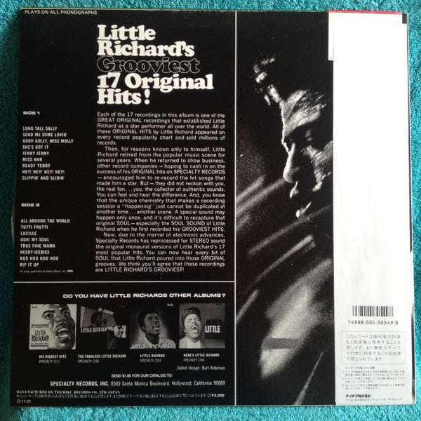 Master Release: Little Richard's Grooviest 17 Original Hits! by Little Richard