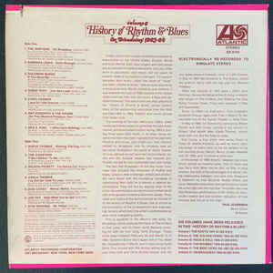 Release: History Of Rhythm & Blues  Volume 6  On Broadway 1963-64-Vinyl-US-1968-SD 8194-15606025