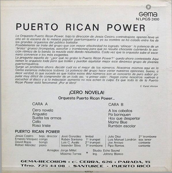 Master Release: Cero Novela by Puerto Rican Power