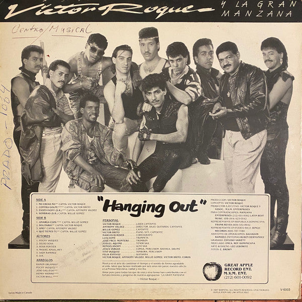 Master Release: Hanging Out by Victor Roque Y La Gran Manzana