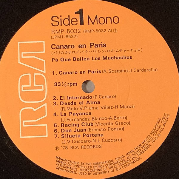 Canaro En Paris