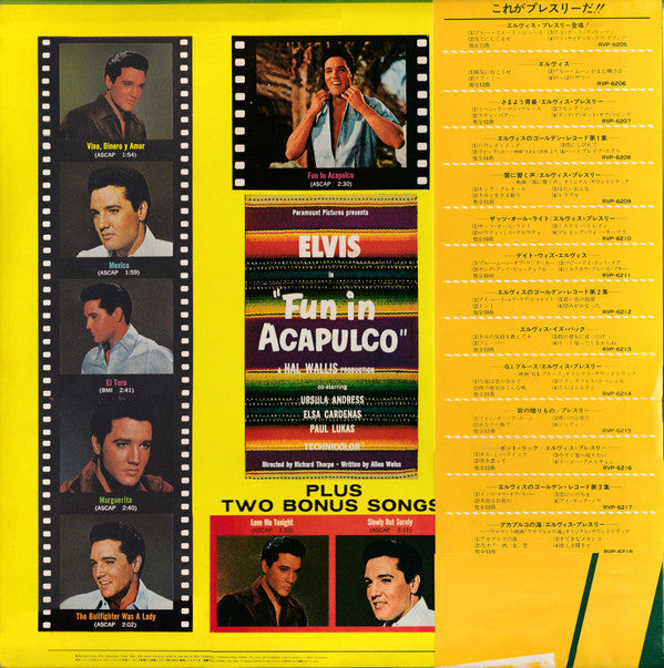 Release: Fun In Acapulco-Vinyl-Japan-1977-RVP-6218-11095891