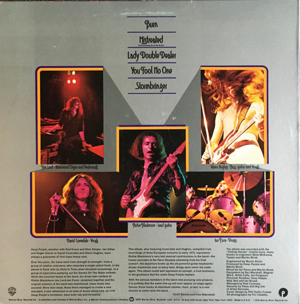 Master Release: Made In Europe by Deep Purple
