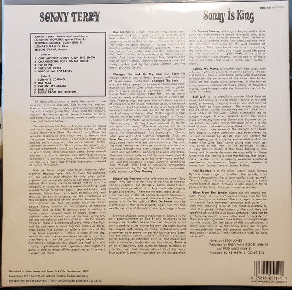 Release: Sonny Is King-Vinyl-US-None-OBC-521, BV-1059-16168414