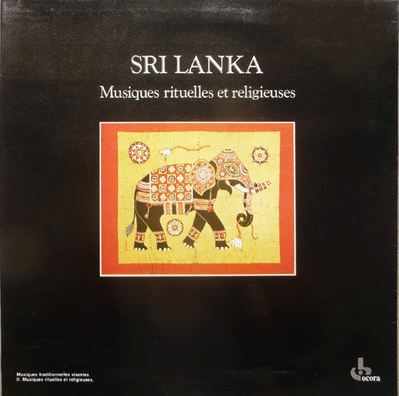 Release: Sri Lanka Musiques Rituelles Et Religieuses-Vinyl-France-1985-558 552-10653852