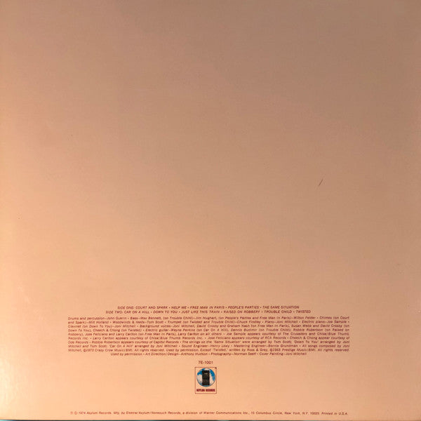 Release: Court And Spark-Vinyl-US-None-7E-1001-15289227