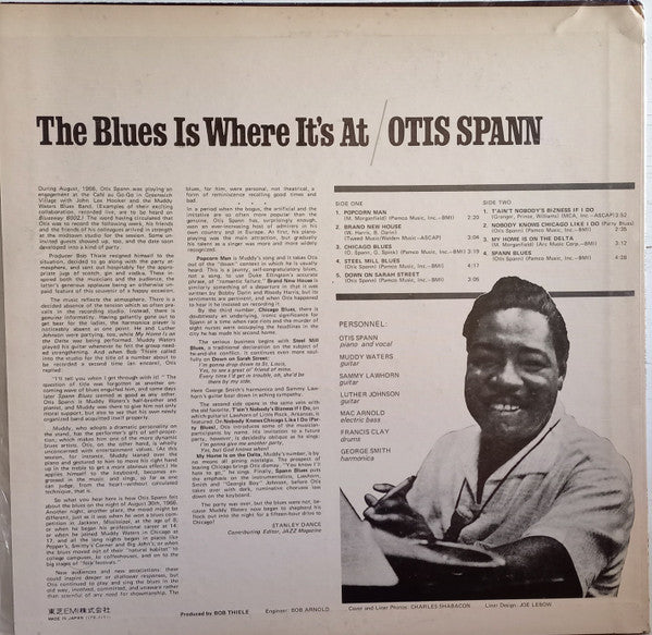 Master Release: The Blues Is Where It's At by Otis Spann
