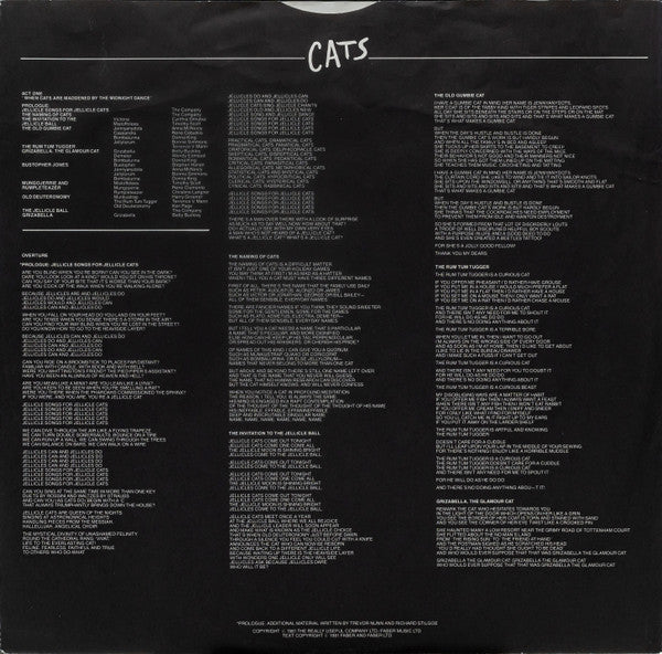 Cats - Complete Original Broadway Cast Recording