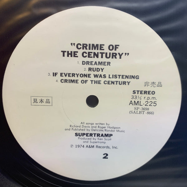 Release: Crime Of The Century-Vinyl-Japan-1974-AML-225-19476352