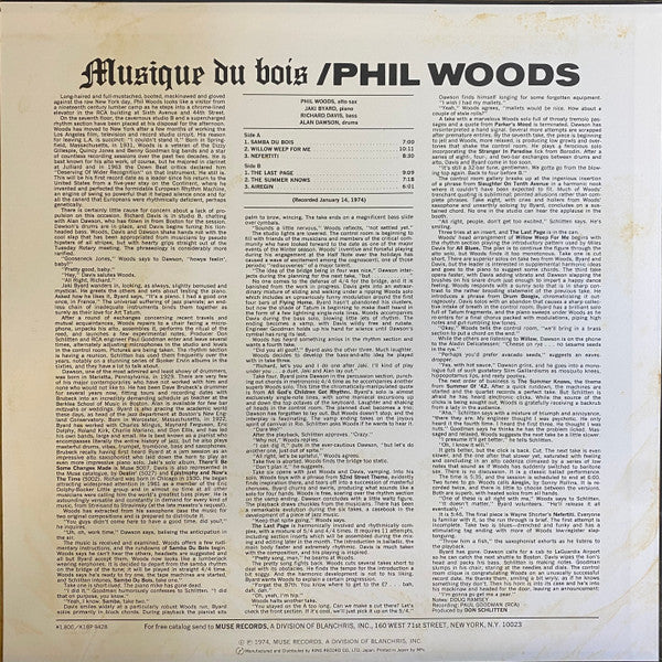 Release: Musique Du Bois-Vinyl-Japan-1985-K18P 9428-27700848
